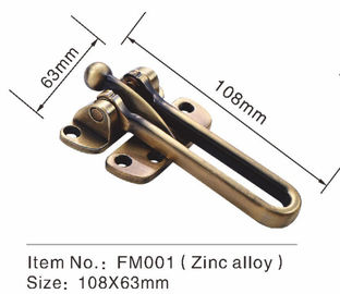 Serrure convenable de chaîne de porte de degré de sécurité de matériel de porte de sécurité de porte en alliage de zinc de chaîne